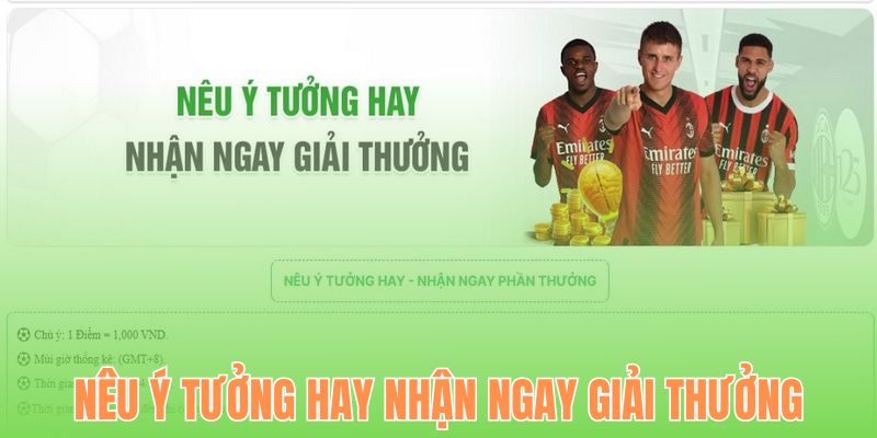 Gửi ý tưởng hay nhận quà tặng tại OK9